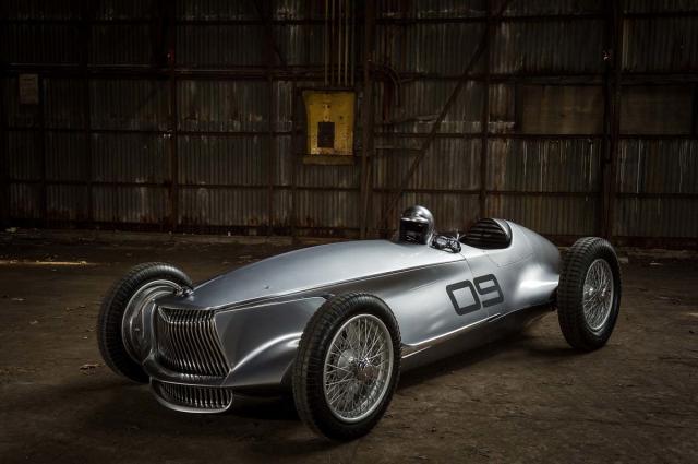 1940年代race Car外觀而已 Infiniti Prototype 9純電動車