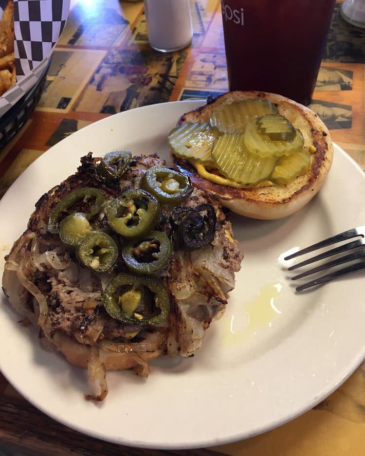 Onion Burgers, Sid's Diner in El Reno