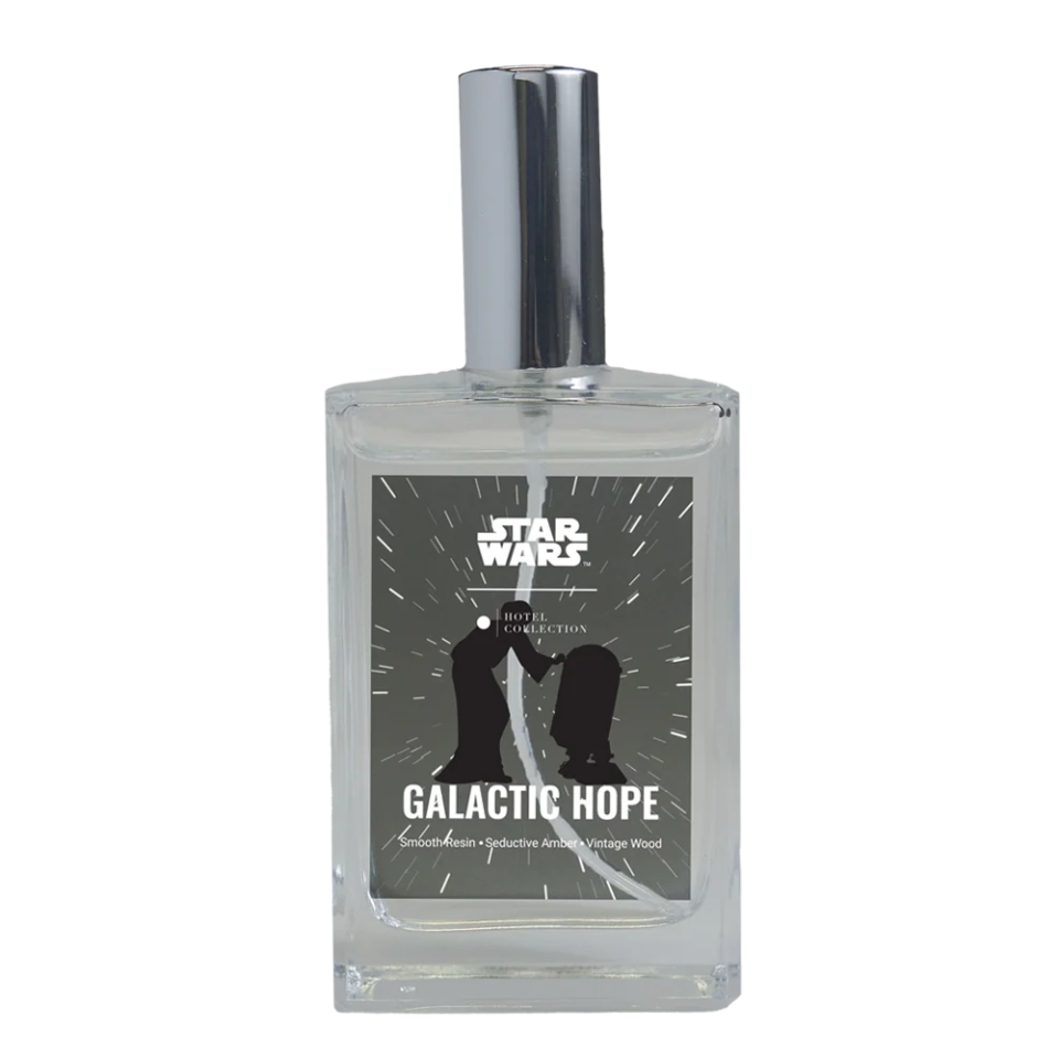 bottle of Glactic Hope room spray