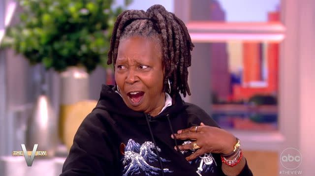 <p>ABC</p> Whoopi Goldberg on 'The View'