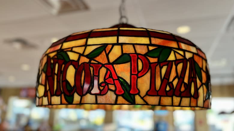 Nicola Pizza decorative glass lampshade