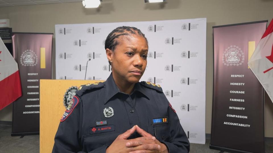 Calgary Police Insp. Avril Martin leads the community services section, which includes the diversity resources team, racial equity office and hate crime and crime prevention teams. 