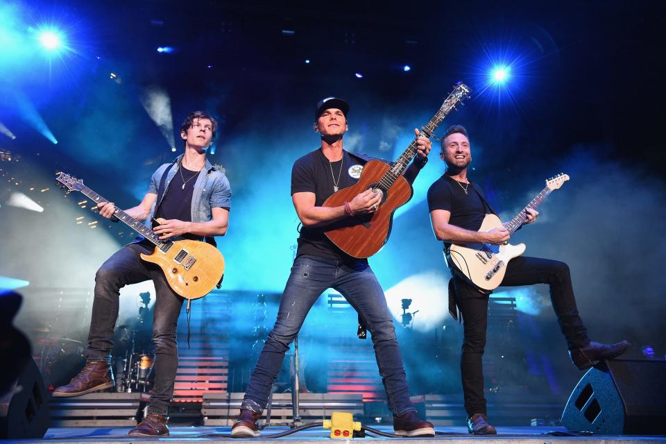 Granger Smith performs during the 2018 CMA Music festival June 7, 2018 in Nashville, Tennessee.