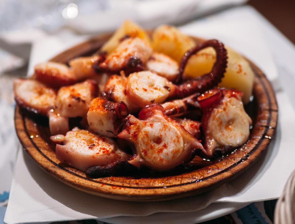 Octopus Galician-style