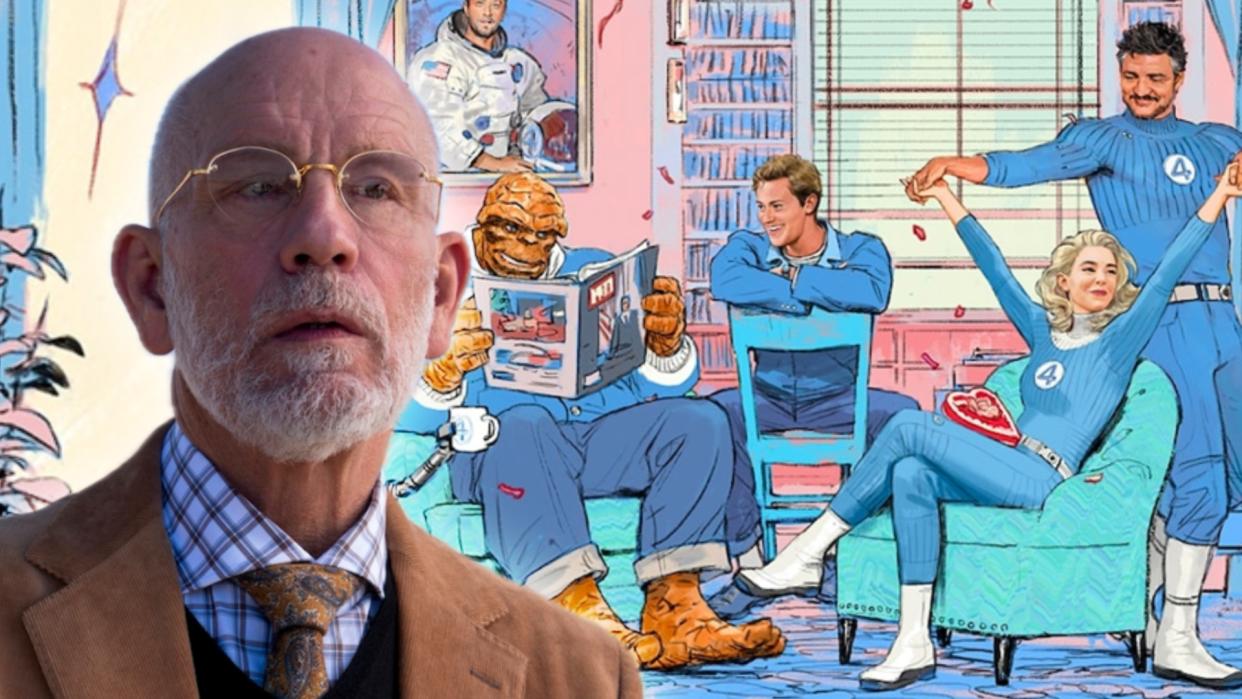  John Malkovich in Space Force and Fantastic Four promo image. 