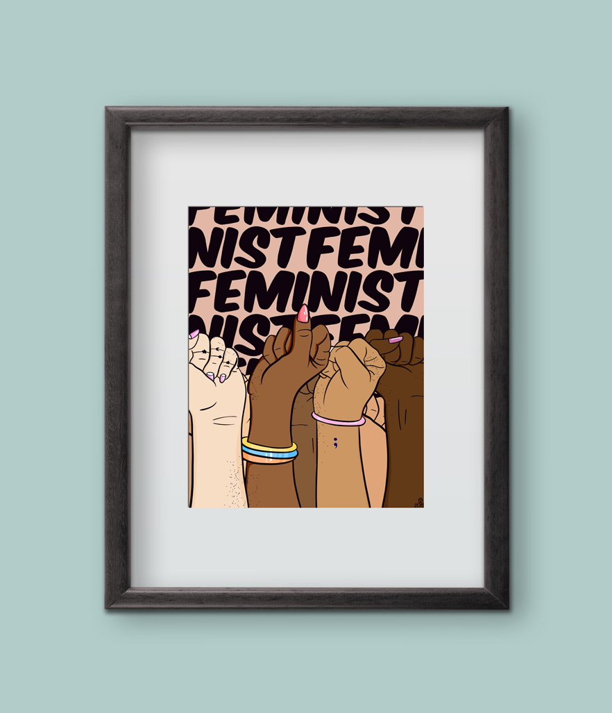 HouseofWonderland Feminist Print (Photo: Etsy)