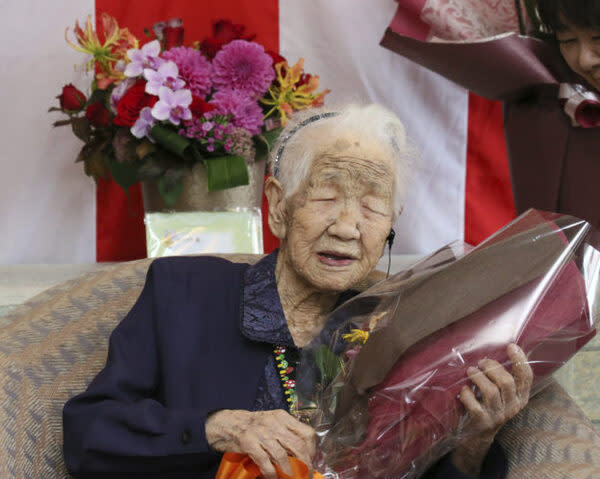 獲金氏紀錄認定為全球最長壽者、日本的田中加子辭世，享嵩壽一百一十九歲。 （翻攝自推特）