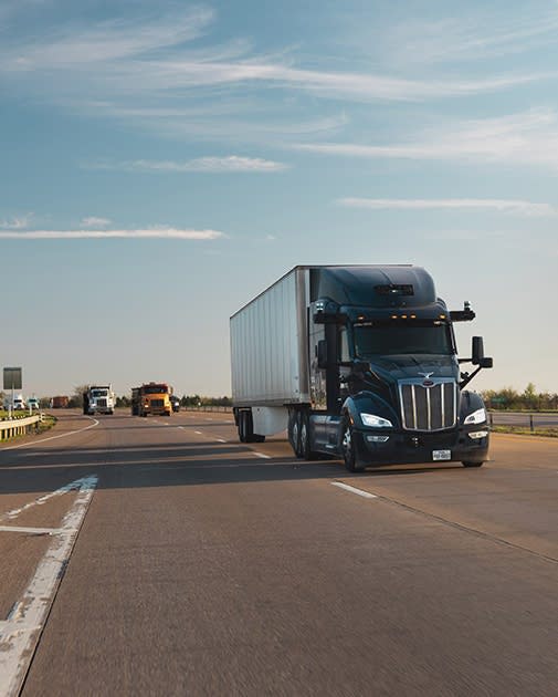 Aurora's self-driving tractor-trailers are currently being tested and might begin hauling freight along Interstate 45 between the Dallas and Houston areas in the coming months.