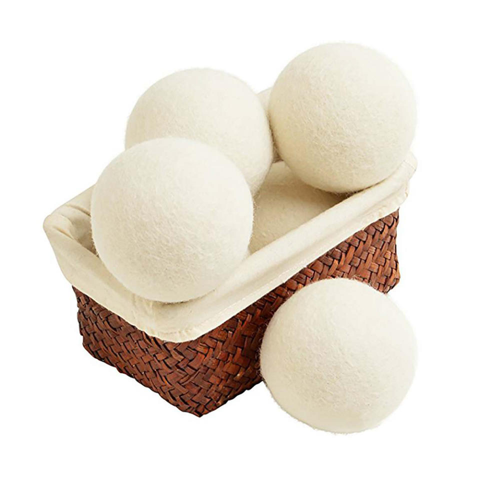 OxGord Wool Non-Toxic Dryer Balls. (Photo: Walmart)