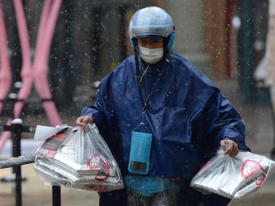 food delivery china coronavirus