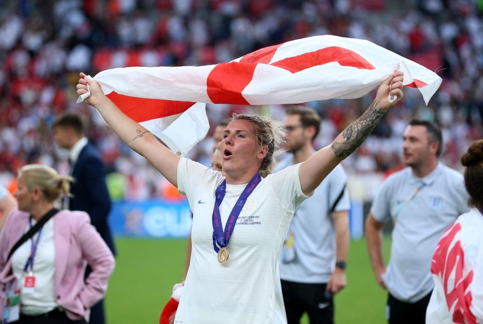 Millie Bright was instrumental in England’s victory (Nigel French/PA) (PA Wire)