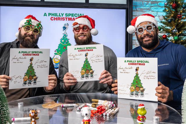 O-Line Rocking the LV Bags : r/eagles