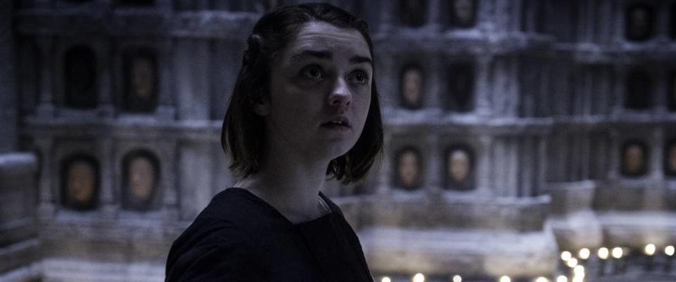 Maisie Williams as Arya Stark in the House of Black and White, 'Game of Thrones' Season 5, Episode 6