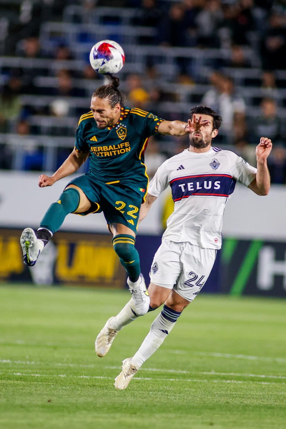 The Vancouver Whitecaps have five multi-goal scorers, led by Brian White, right, with a team-leading six.