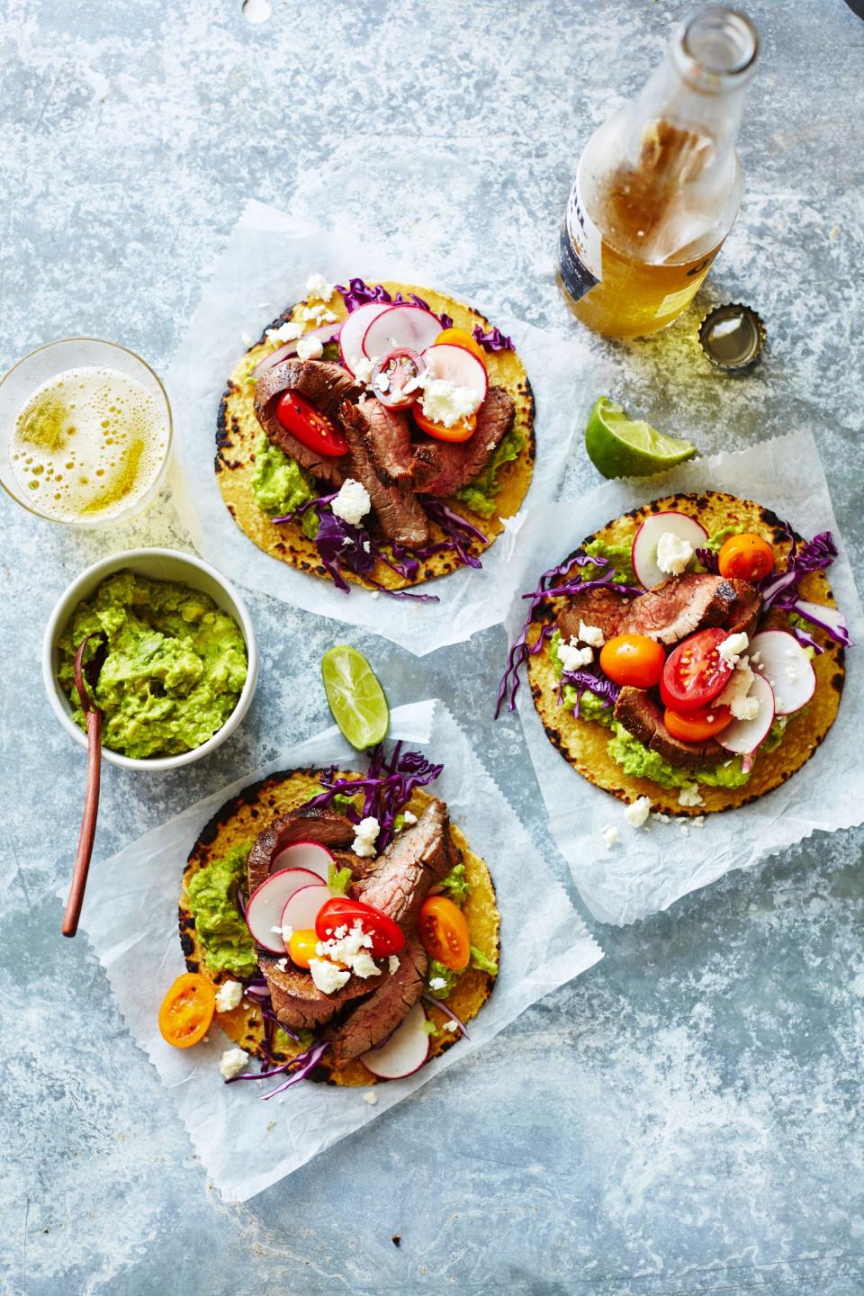 Flank Steak Tostadas