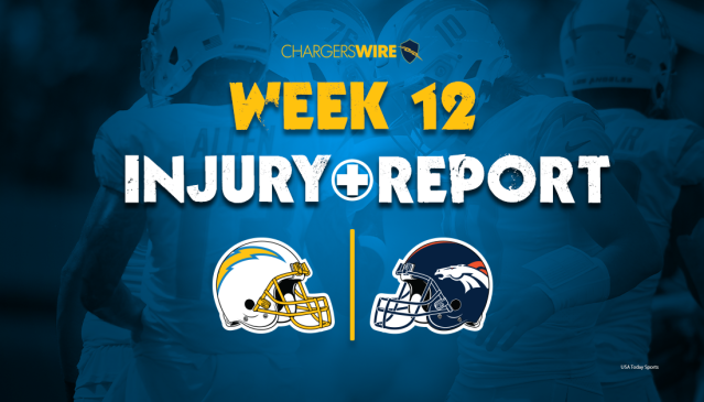 First injury report for Chargers ahead of matchup vs. Broncos