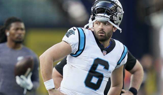 Panthers plan to play QB Baker Mayfield into 2nd quarter vs. Bills