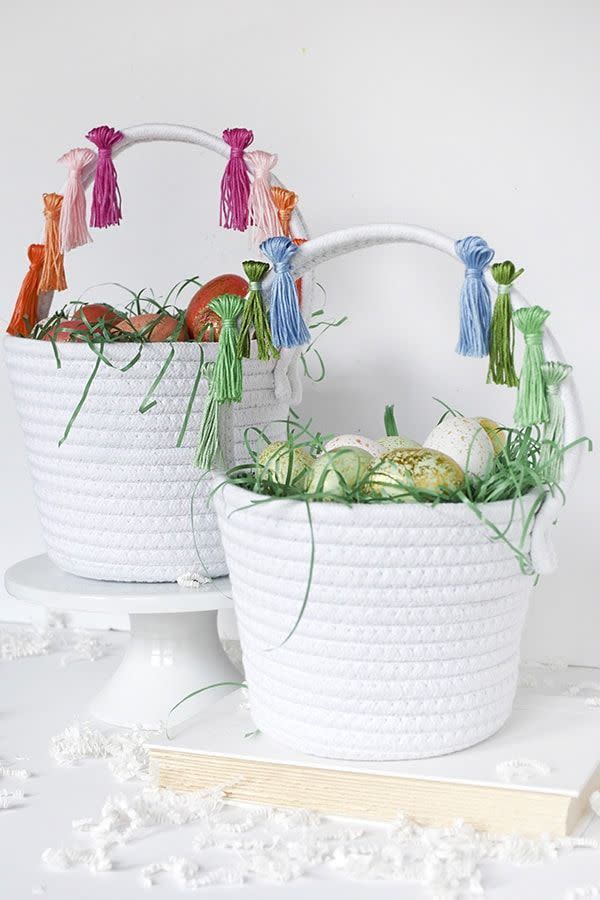 Tassel Easter Baskets