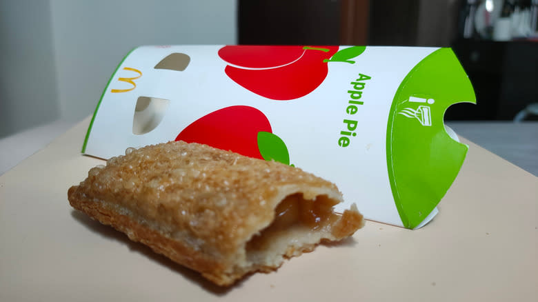 McDonald's apple pie cross section