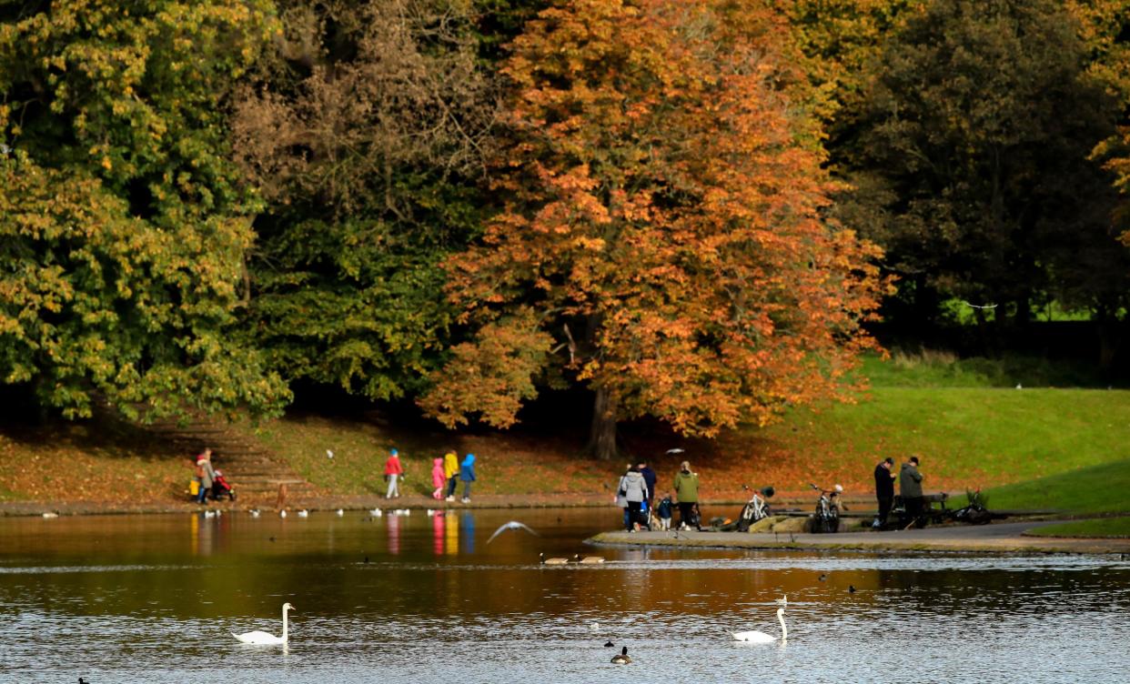 Temperatures are set to reach 17C on Friday: Peter Byrne/PA