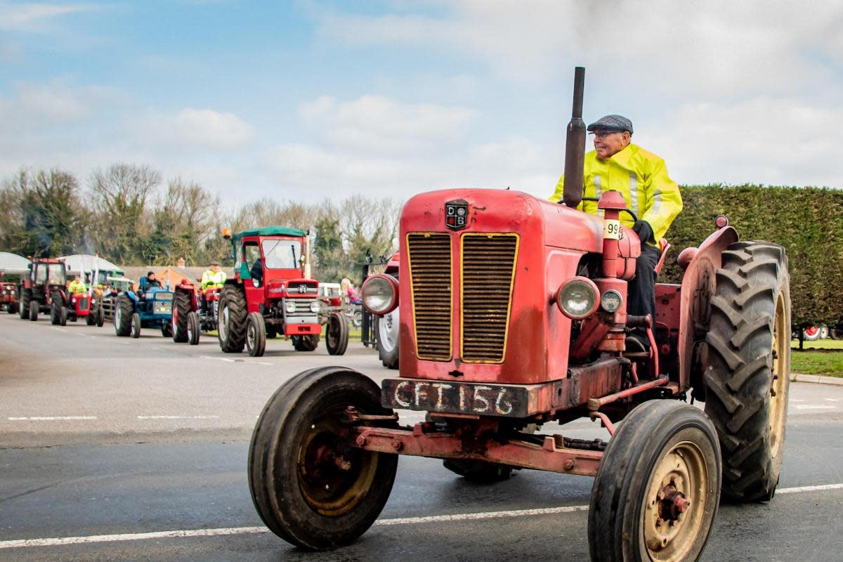 Tractors being put through their paces ahead of Tractor Fest <i>(Image: Tyler Parker Photography)</i>