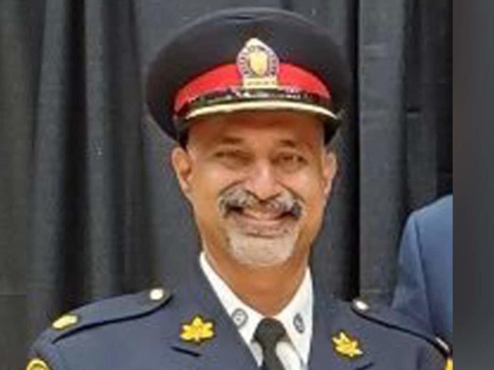 Toronto police Supt. Riyaz Hussein, who is the head of the force&#39;s disciplinary hearings office, has been charged with impaired driving after a crash in Pickering, Ont. (Twitter - image credit)
