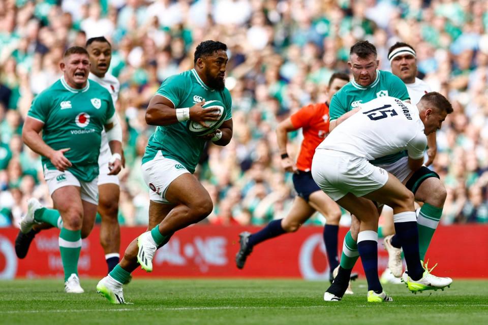 Ireland travel to Twickenham to face England  (REUTERS)