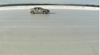 2016 Chevrolet Volt testing on ice surface [screen capture from teaser video]