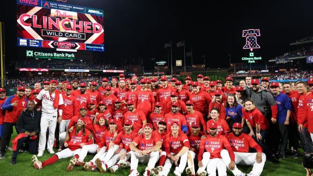 Where to get Philadelphia Phillies playoff shirts, gear after team clinches  wild card - CBS Philadelphia