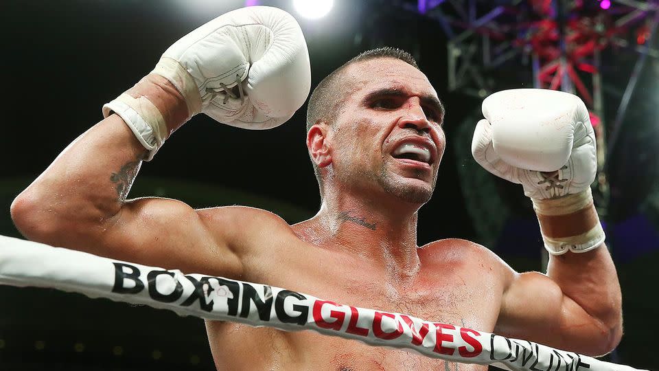 Anthony Mundine recently defeated Tommy Browne by KO. Pic: Getty