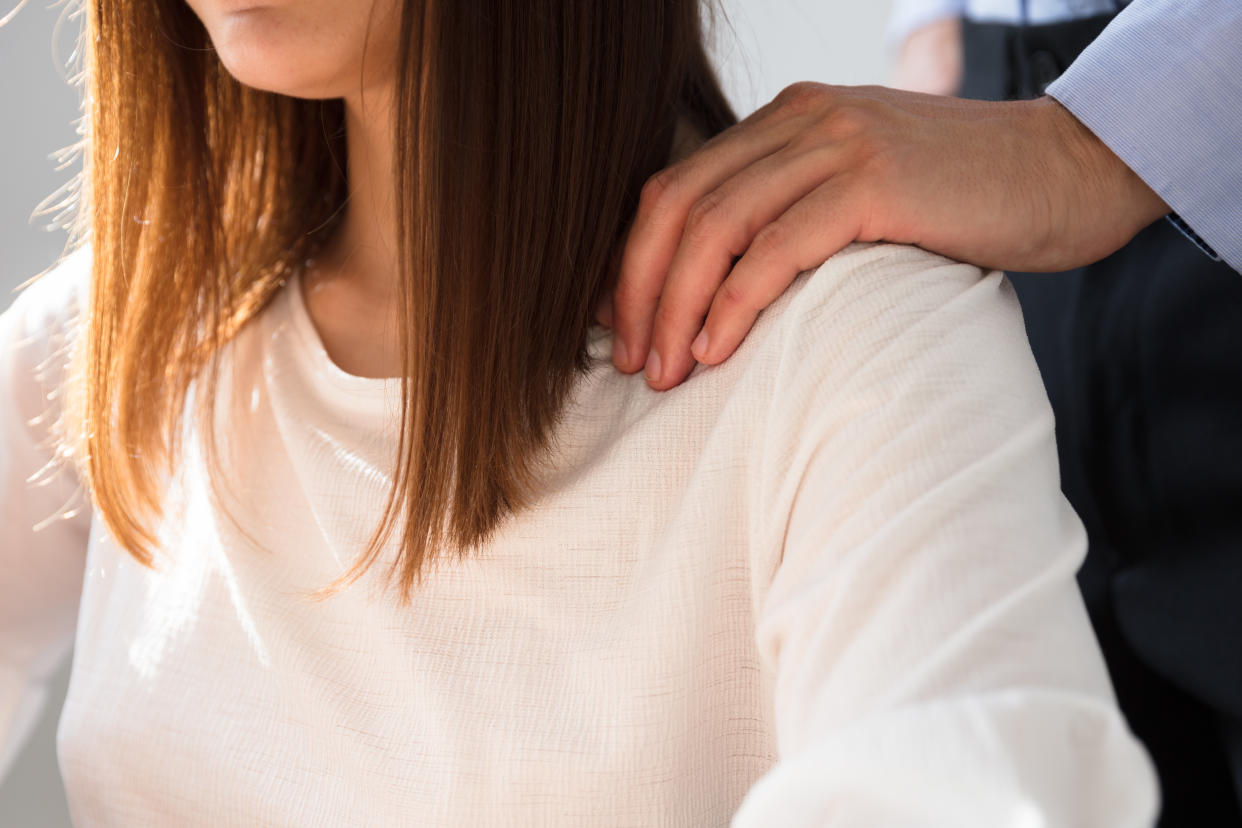 Almost all women said they had experienced some form of harassment or violence towards them. (Getty)