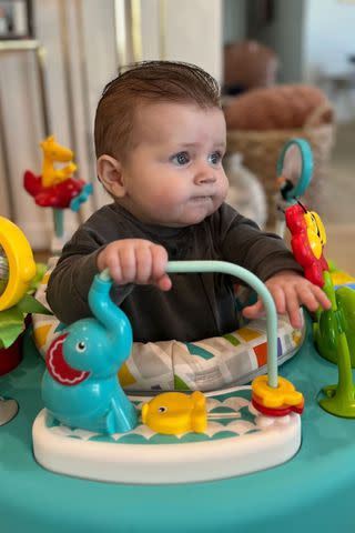 <p>Jenna Johnson Chmerkovskiy/Instagram</p> Jenna Johnson and Val Chmerkovskiy's son Rome, 8 months