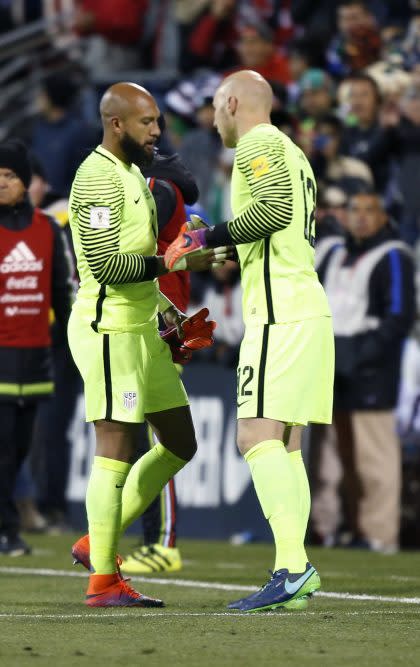 Tim Howard and Brad Guzan