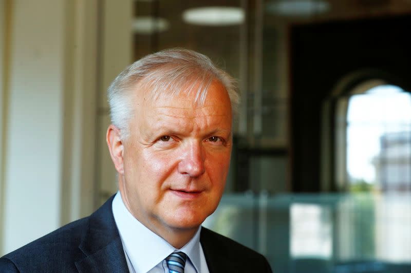 Finland's central bank governor Rehn in Helsinki