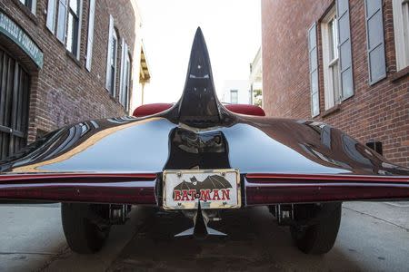 The 1963 Batmobile is shown in this photo released by Heritage Auctions, HA.com December 5, 2014. REUTERS/Heritage Auctions, HA.com/Handout via Reuters