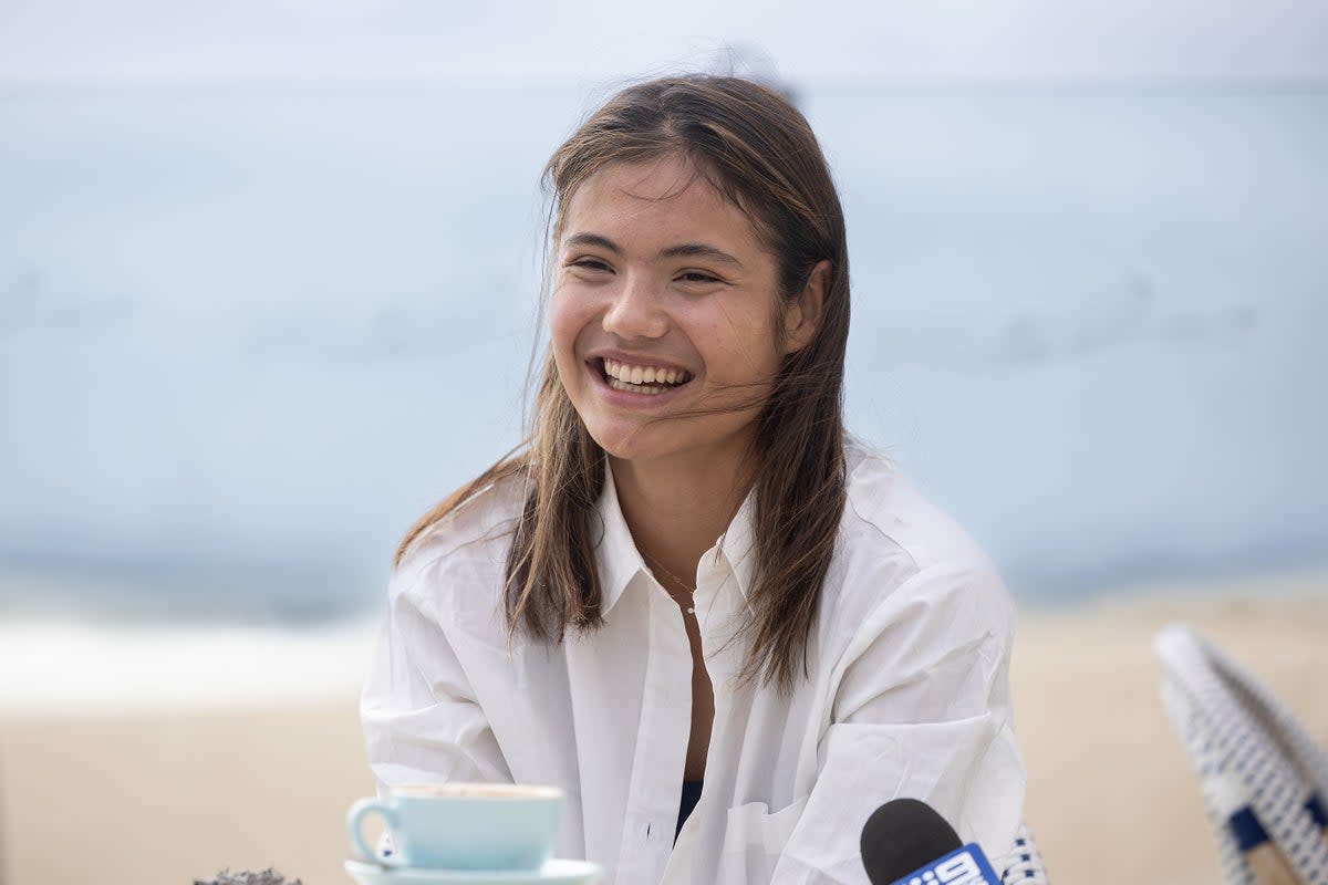 Emma Raducanu is feeling good Down Under (Tennis Australia/PA) (PA Media)