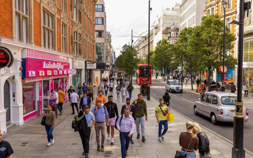 Oxford Street has changed dramatically over the past few years - Jason Alden/Bloomberg