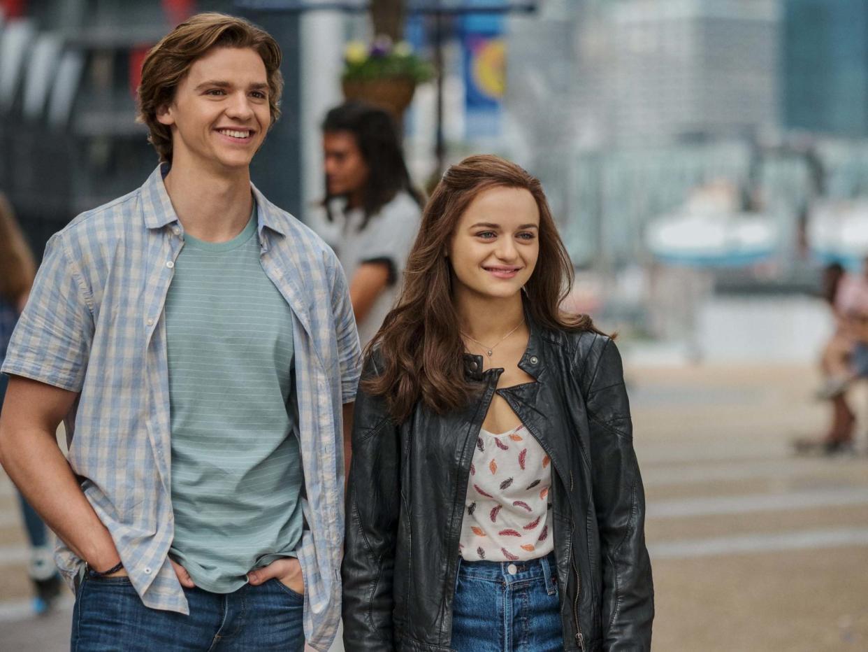 Joel Courtney and Joey King in 'The Kissing Booth 2': Netflix
