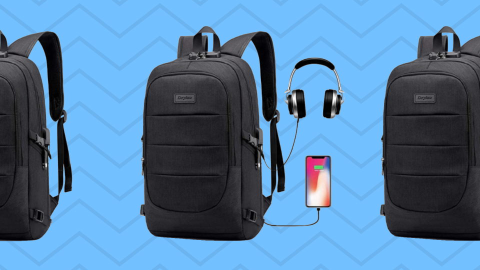 Snag this souped-up laptop backpack for nearly 40 percent off. (Photo: Amazon)