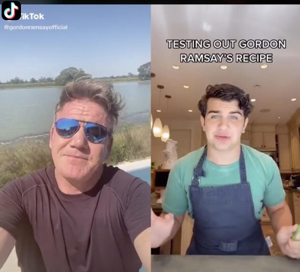 Gordon Ramsay eggs tiktok