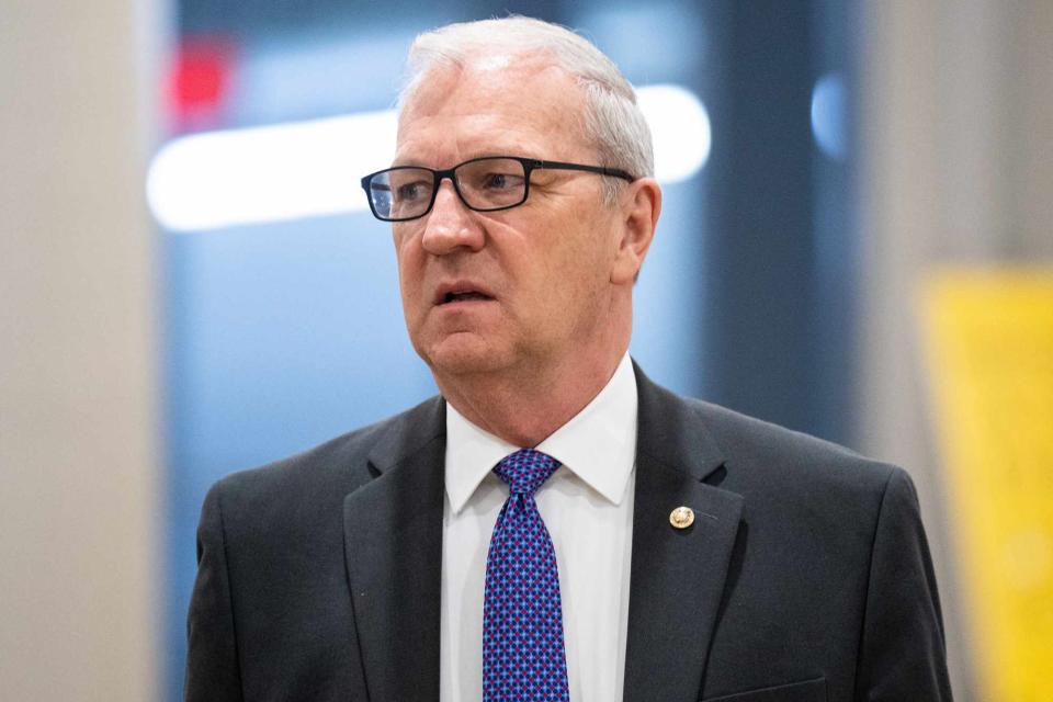 <p>Bill Clark/CQ-Roll Call, Inc via Getty</p> Sen. Kevin Cramer