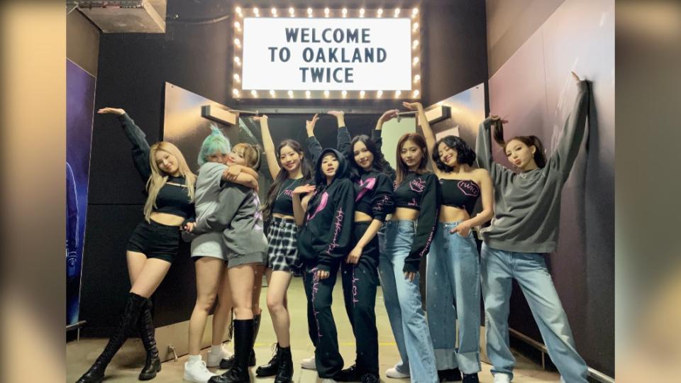 TWICE正在美國舉行巡演。（圖／翻攝自TWICE臉書）