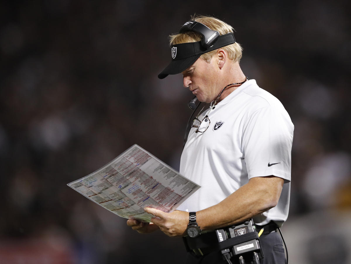 Raiders report: As Jon Gruden evaluates, 49ers play starters