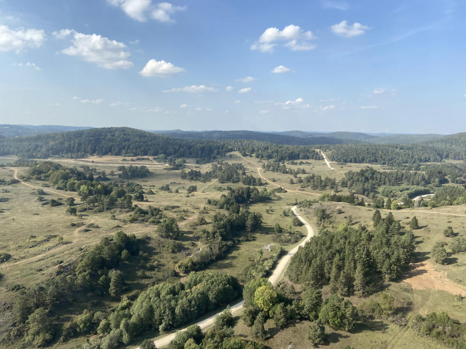 Image: The 40,000 acre Hohenfels training area in southern Germany has been controlled by the U.S. Army for decades, and hosts military exercises involving dozens of American allies each year (Edward Kiernan / NBC news)