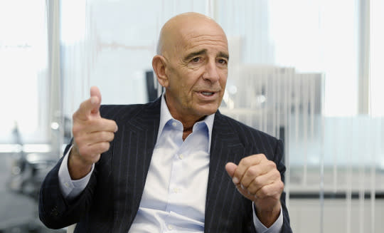 Tom Barrack, chairman of Colony Capital Inc., speaks during an interview in Los Angeles in 2015. (Photo: Kevork Djansezian/Bloomberg via Getty Images