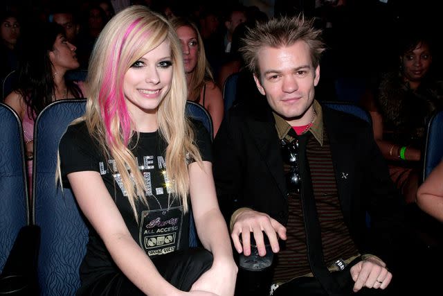 <p>Kevin Winter/AMA/Getty</p> Avril Lavigne and Deryck Whibley at the American Music Awards in Los Angeles in November 2007