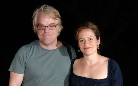 Hoffman is pictured with his partner Mimi O'Donnell in 2006 - Credit: Robin Platzer/FilmMagic