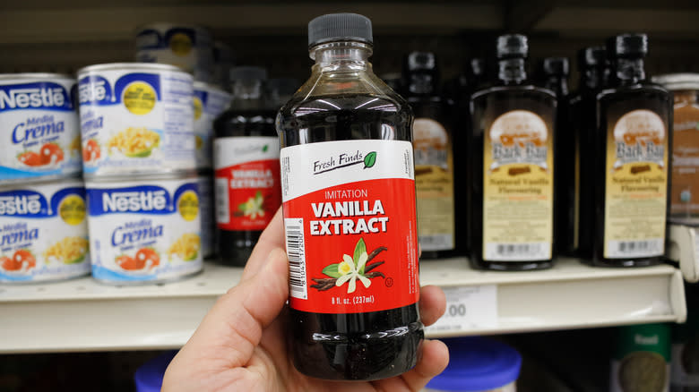 imitation vanilla extract