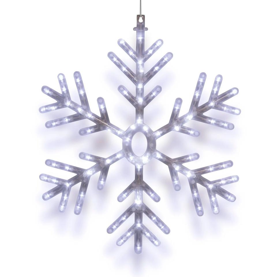 14) Snowflake Christmas Lighted Display