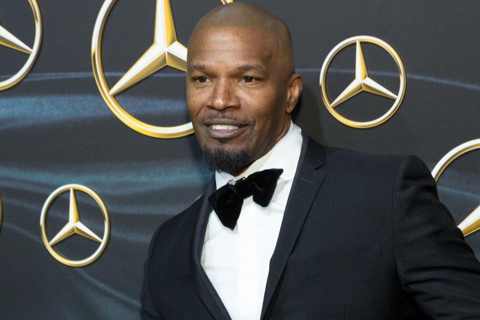 Jamie Foxx attends the Mercedes-Benz USA Official Awards Viewing Party at the Four Seasons Hotel Los Angeles at Beverly Hills on March 4, 2018. (Photo: Greg Doherty/Getty Images)